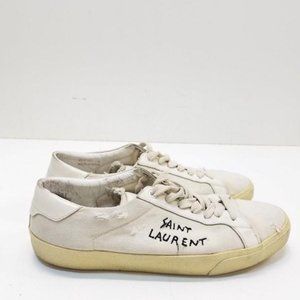 Saint Laurent Men White - Sneaker Size 10.5